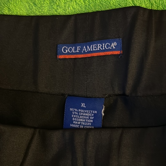 NWOT Plaid Multi Color Skirt by Golf America, With Built in Shorts, Sz XL - Picture 5 of 6